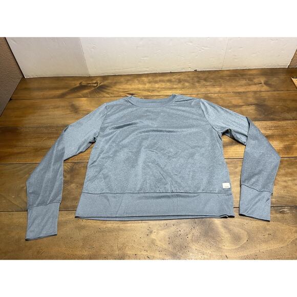 Vuori Tops - Vuori Daydream Crew Shirt Long Sleeve Blue Sweatshirt VW133 Womens Medium